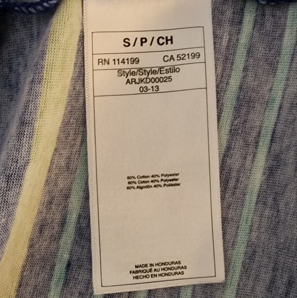 Roxy Dana Blue Racerback Striped Maxi Dress Size Small - Picture 9 of 9